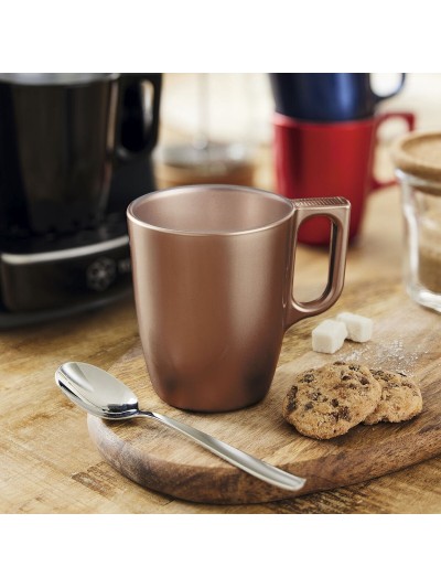 Mug Luminarc Flashy Light brown 250 ml Glass (6 Units)