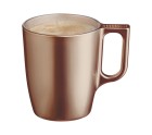 Taza Mug Luminarc Flashy Marrón claro 250 ml Vidrio (6 Unidades)