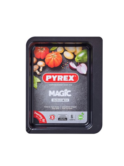 Fuente para Horno Pyrex Magic Rectangular 26 x 18 cm Metal 6 Unidades