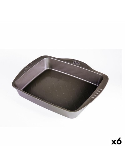 Fuente para Horno Pyrex Asimetria Rectangular Metal 6 Unidades 40 x 31 cm