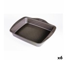 Plat de Four Pyrex Asimetria Rectangulaire Métal 6 Unités 40 x 31 cm