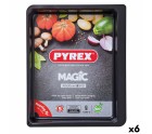 Fuente para Horno Pyrex Magic Rectangular Metal 6 Unidades 40 x 31 cm