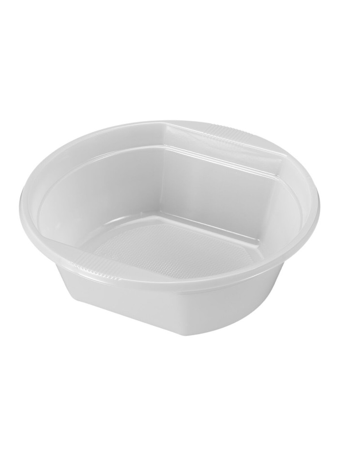 Set of reusable bowls Algon Circular White Plastic 500 ml 6 Units 16 x 16 x 5 cm