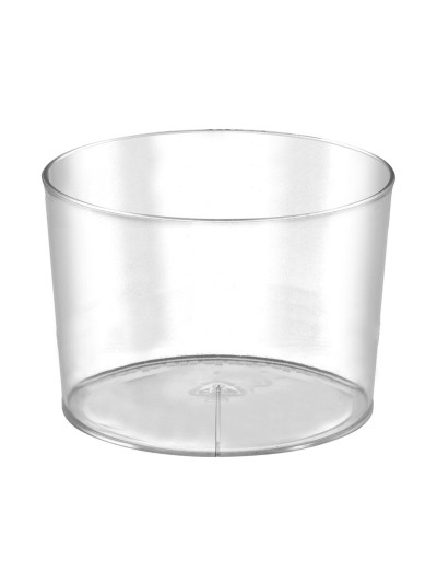 Set de vasos reutilizables Algon Bajo Transparente 230 ml Plástico 5 Unidades
