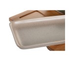 Appetizer Set DKD Home Decor 24 x 23,5 x 1,5 cm Porcelain Multicolour Bamboo 6 Pieces Scandinavian