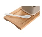 Set de Aperitivo DKD Home Decor 29 x 11,5 x 1,5 cm Porcelana Multicolor Bambú Escandinavo