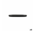 Snack tray Bidasoa Gio Grey Plastic 23 x 10 cm (12 Units)