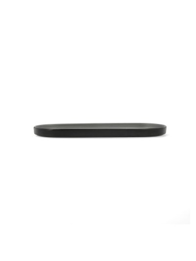 Snack tray Bidasoa Gio Grey Plastic 28 x 12 cm (12 Units)