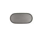 Snack tray Bidasoa Gio Grey Plastic 23 x 10 cm (12 Units)