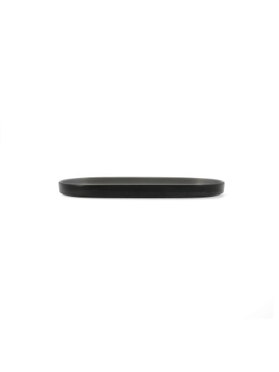 Snack tray Bidasoa Gio Grey Plastic 23 x 10 cm (12 Units)