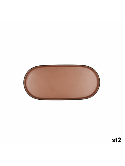 Bol para Aperitivos Bidasoa Gio Marrón Plástico 23 x 10 cm 12 Unidades