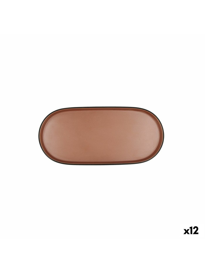 Bol para Aperitivos Bidasoa Gio Marrón Plástico 23 x 10 cm 12 Unidades