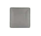 Flat Plate Bidasoa Gio Grey Plastic 21,5 x 21,5 cm (12 Units)