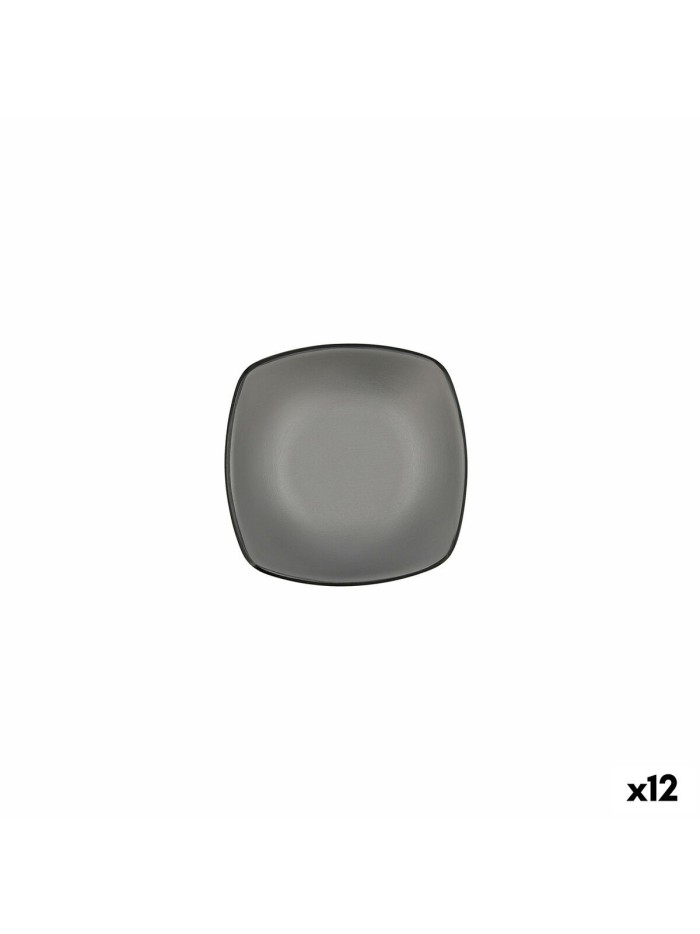 Bol para Aperitivos Bidasoa Gio Gris Plástico 13 x 13 cm 12 Unidades