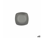 Bol para Aperitivos Bidasoa Gio Gris Plástico 13 x 13 cm 12 Unidades