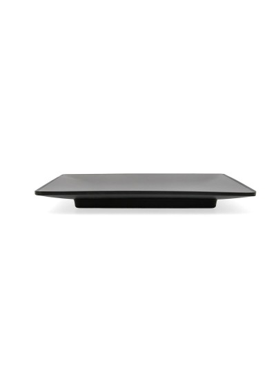 Flat Plate Bidasoa Gio Grey Plastic 21,5 x 21,5 cm (12 Units)