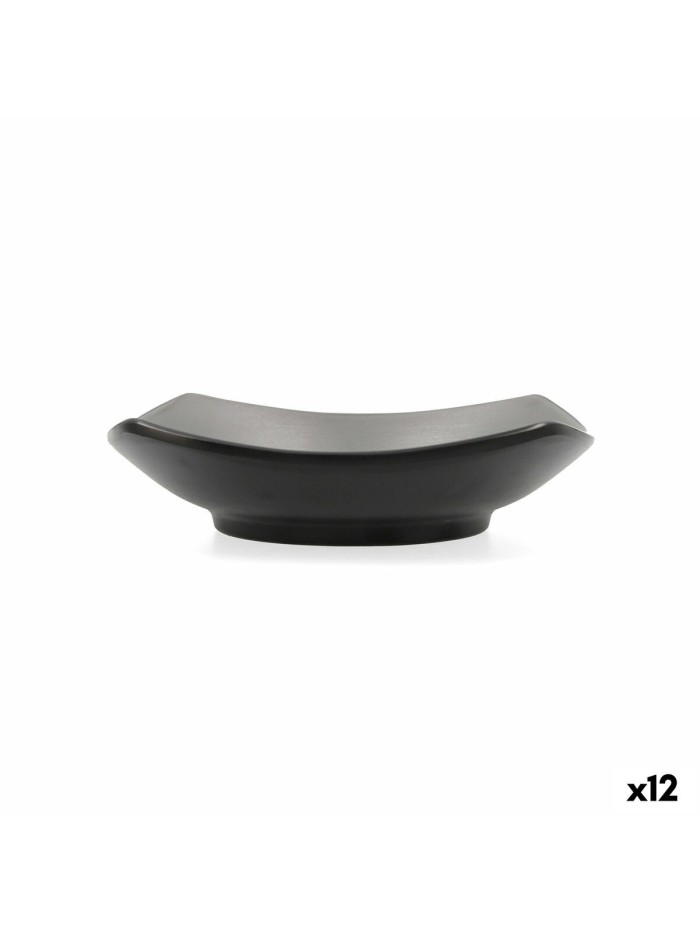 Snack Bowl Bidasoa Gio Grey Plastic 15 x 15 cm (12 Units)