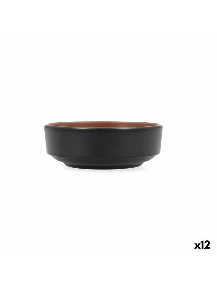 Bol para Aperitivos Bidasoa Gio Marrón Plástico 12,5 x 12,5 cm 12 Unidades