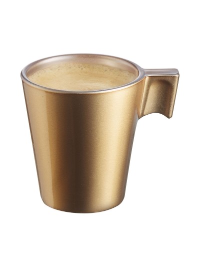 Taza Luminarc Flashy Dorado 80 ml Vidrio