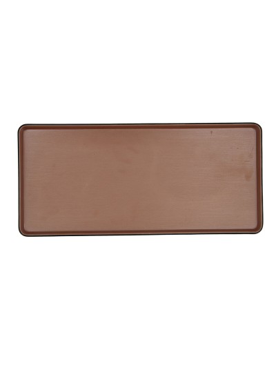 Snack tray Bidasoa Gio Brown Plastic 31,5 x 14,5 cm (9Units)