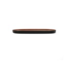 Snack tray Bidasoa Gio Brown Plastic 28 x 12 cm (12 Units)