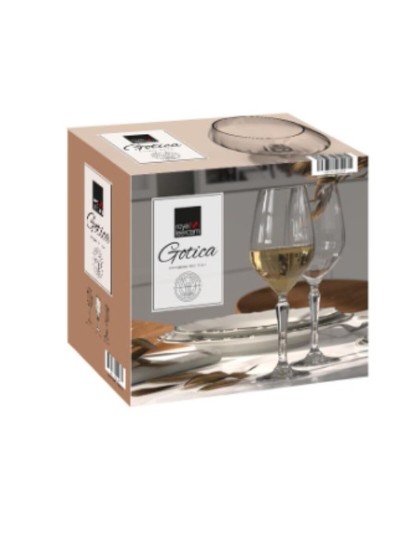 Set of cups Royal Leerdam Gotica 500 ml Ø 6,5 x 9 x 23 cm 6 Units