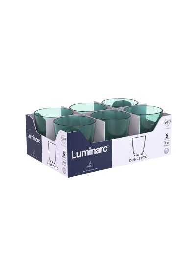 Verre Luminarc Concepto Pepite Vert verre 310 ml 24 Unités