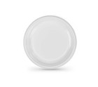 Set of reusable plates Algon White 17 cm 12 Units