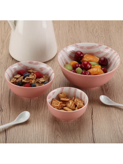 Bol Versa Rose 11,5 x 6 x 11,5 xm Céramique Porcelaine