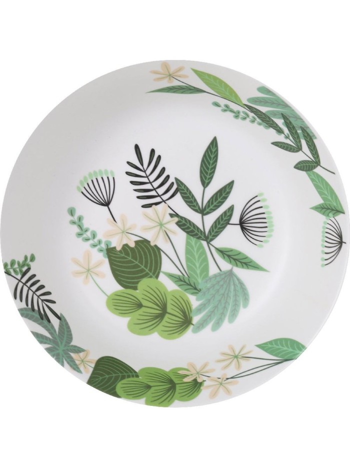 Deep Plate La Mediterránea Flora Melamin 20 x 20 x 5 cm