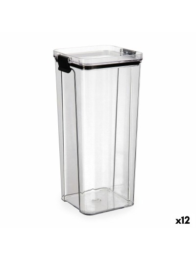 Recipiente Conservador de Alimentos Quid Cocco Transparente Plástico 1,8 L (12 Unidades)