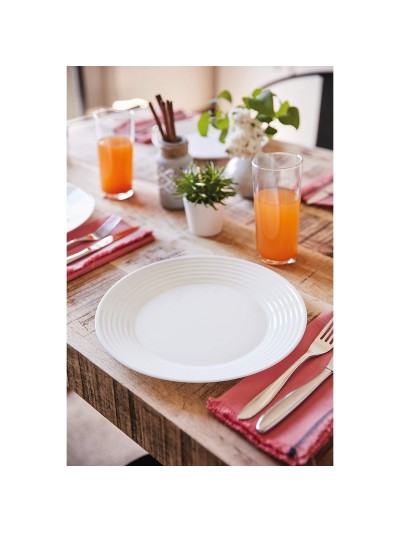 Set de Vajilla Luminarc Harena Blanco Vidrio 19 piezas