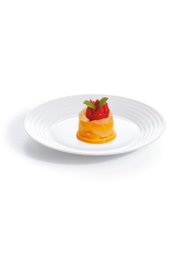 Dinnerware Set Luminarc Harena White Glass 19 Pieces