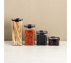 Food Preservation Container Quid Cocco Transparent Plastic 700 ml (12 Units)