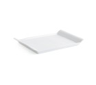 Bandeja de Aperitivos Quid Gastro Fresh 26 x 18 cm Cerámica Blanco (6 Unidades)