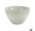 Bowl 13 x 7,2 x 13 cm Porcelain White 600 ml (6 Units)