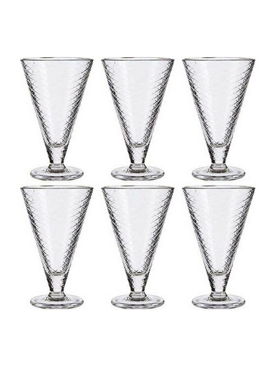 Ice Cream and Milk Shake Glass Transparent Glass 340 ml (24 Units)