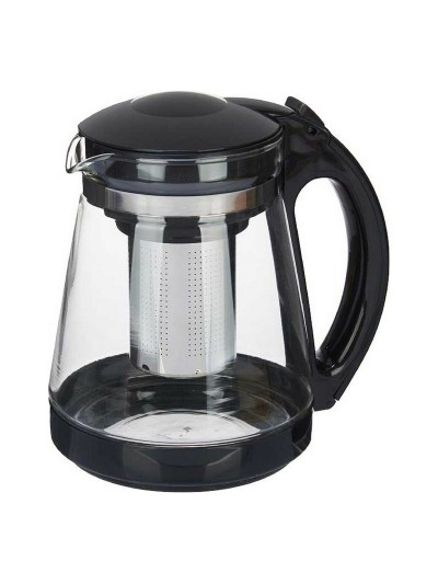 Teapot Transparent Stainless steel Plastic Glass 1,8 L (6 Units)