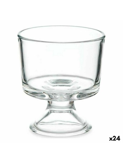 Coupe de glaces et de milkshakes Transparent verre 290 ml (24 Unités)