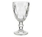 Wine glass Diamond Transparent Glass 330 ml (6 Units)