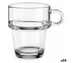 Tasse Empilable Transparent verre 270 ml (24 Unités)