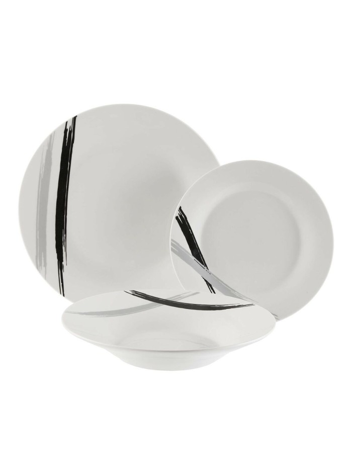 Vajilla Versa Porcelana Minimalista 12 Piezas