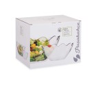 Set of bowls Hasir Transparent Glass (2 Units)