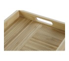 Plateau DKD Home Decor Naturel Bambou 43 x 27 x 4,5 cm