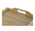 Bandeja de Cama Plegable DKD Home Decor Bambú 64 x 30 x 24 cm