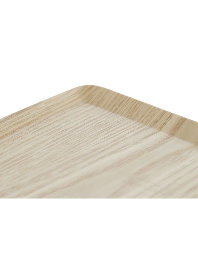 Bandeja DKD Home Decor Natural Bambú 36 x 28 cm 36 x 28 x 0,8 cm