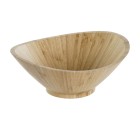 Bowl DKD Home Decor Natural Bamboo 24,6 x 22,5 x 9,5 cm