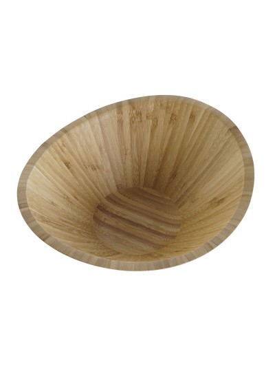 Cuenco DKD Home Decor Natural Bambú 24,6 x 22,5 x 9,5 cm