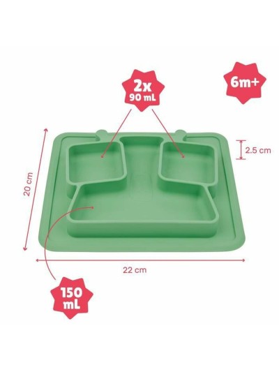 Assiette Badabulle B005215 Silicone Enfant