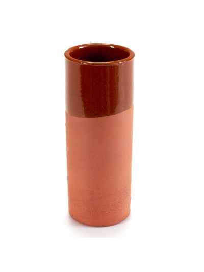 Glass Baked clay 12 Units 330 ml